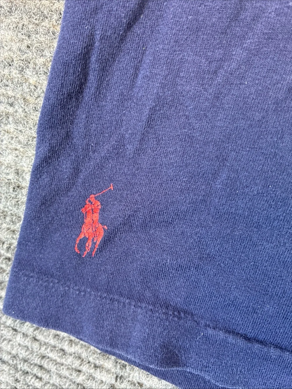 Polo Ralph Lauren Men P-WING New York 1967 Navy SS T-Shirt Size Large Tee